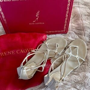 Rene Caovilla Crystal Women's Strappy Sandals